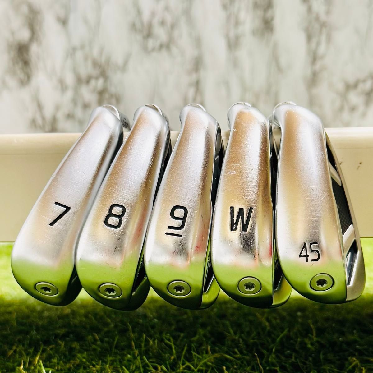 良品】初心者推奨 ピン G430 黒ドット メンズアイアンセット 5本