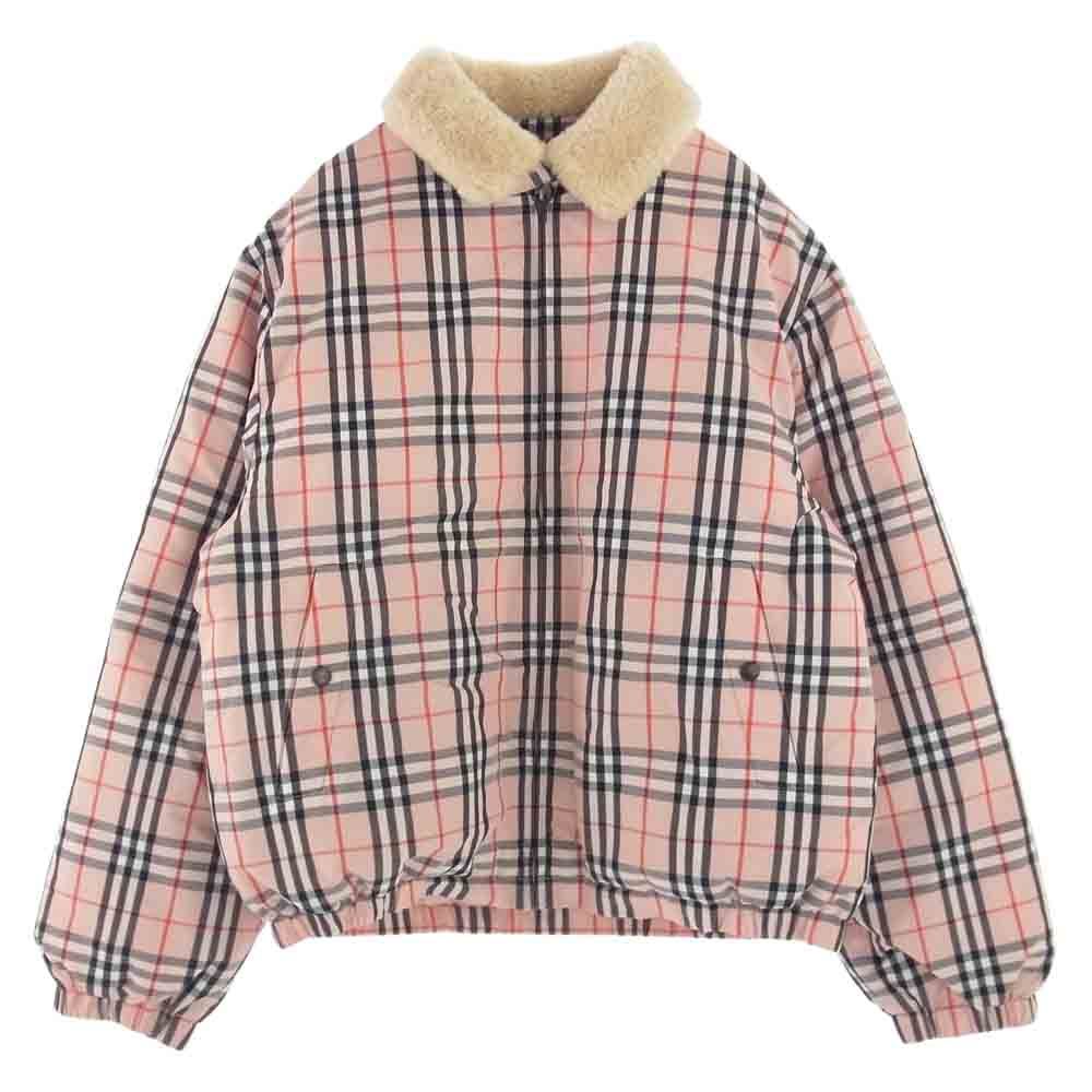 Supreme シュプリーム ジャケット 22SS × Burberry Shearling Collar