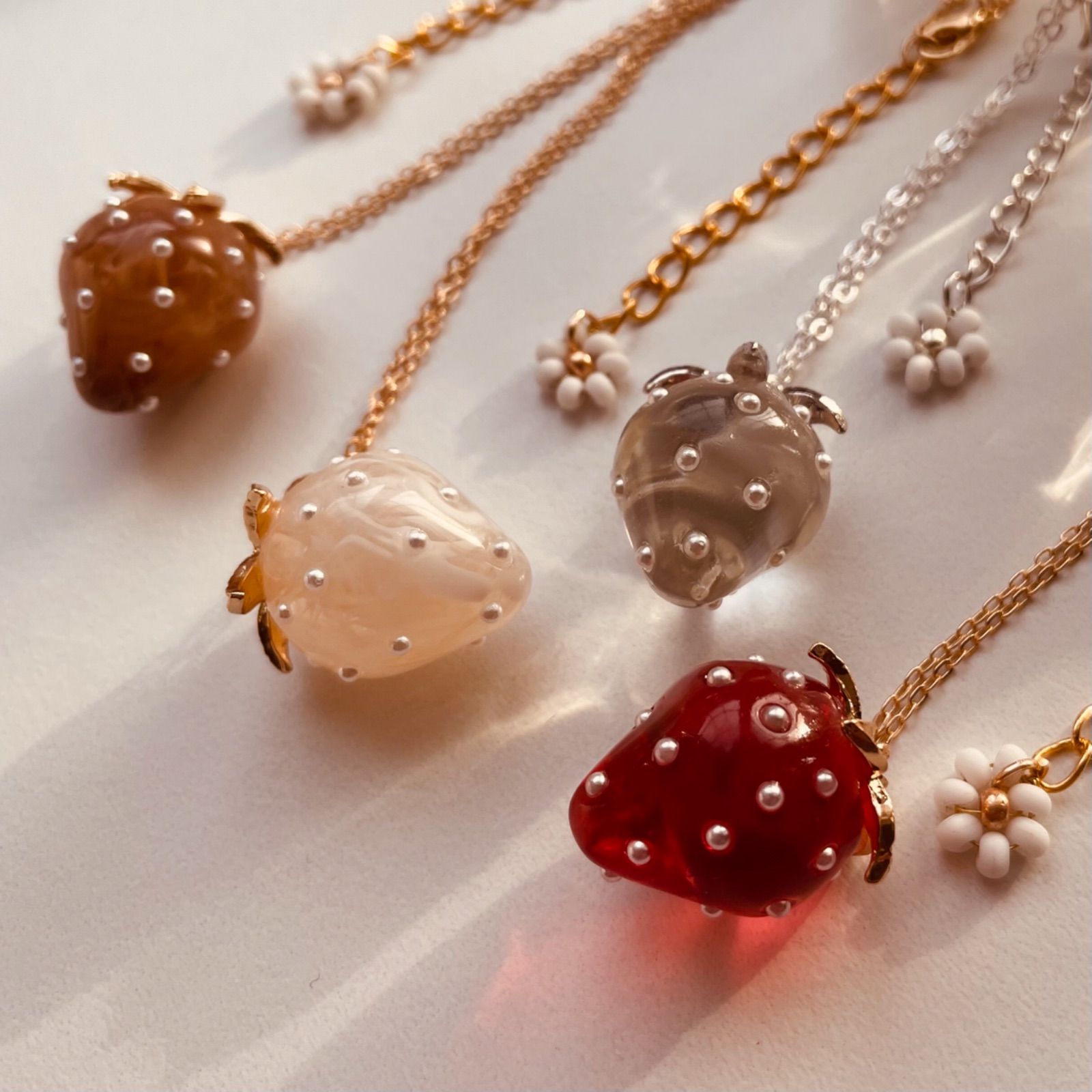 strawberry necklace いちごネックレス