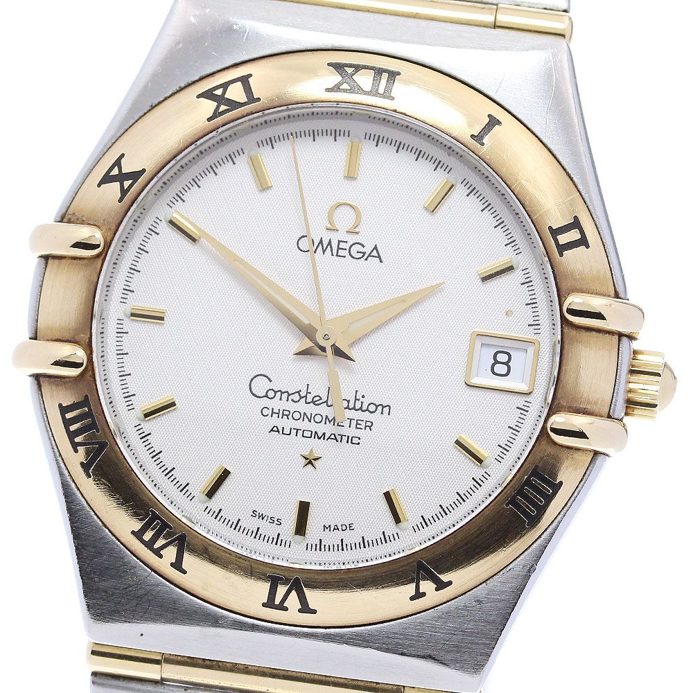 オメガ OMEGA 1202.30 コンステレーション フルバー デイト 自動巻き メンズ保証書付き_847973