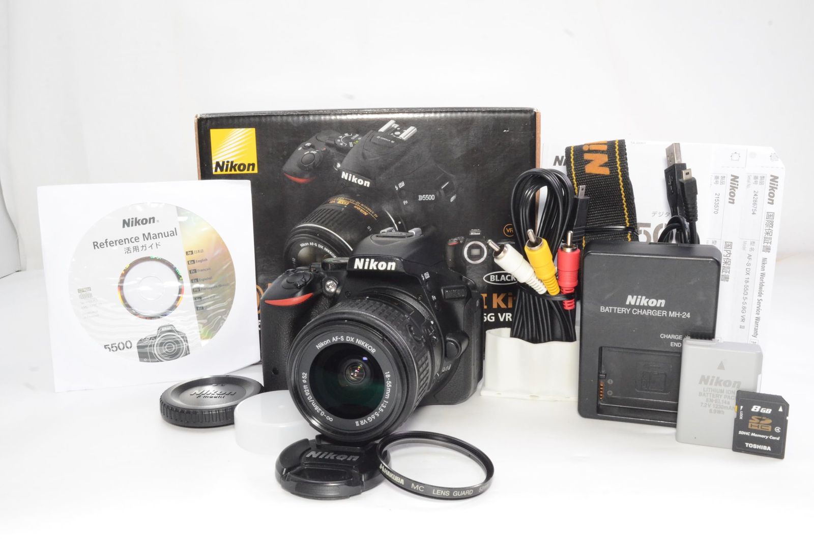 Nikon D5500 18-55 VR2 レンズキット BLACK オンライン で