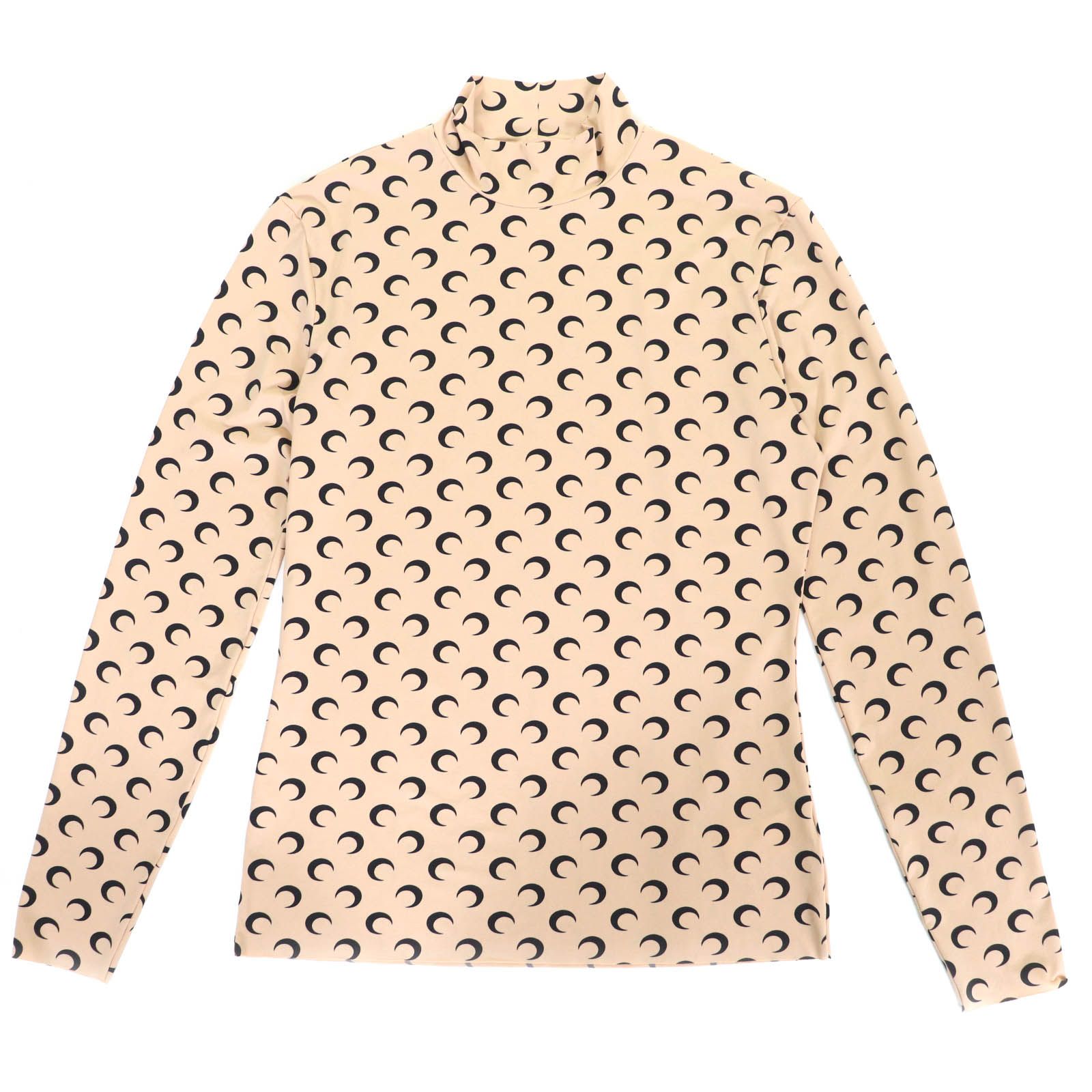 MARINE SERRE BORDER LINE 長袖Tシャツ moon マリーン セル Marine