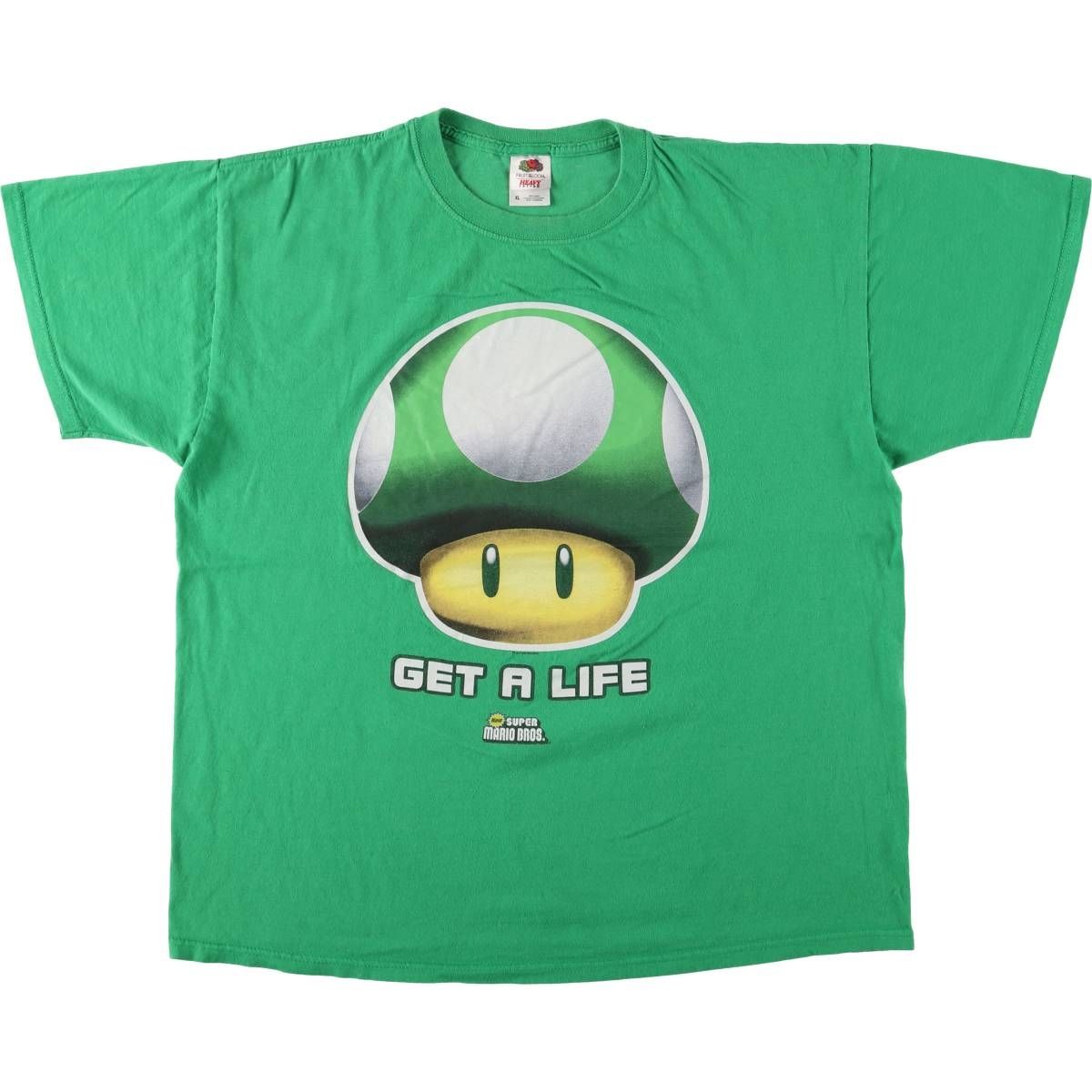 古着 00年代 FRUIT OF THE LOOM NEW SUPER MARIO BROS キャラクタープリントTシャツ メンズXL相当 eaa591058