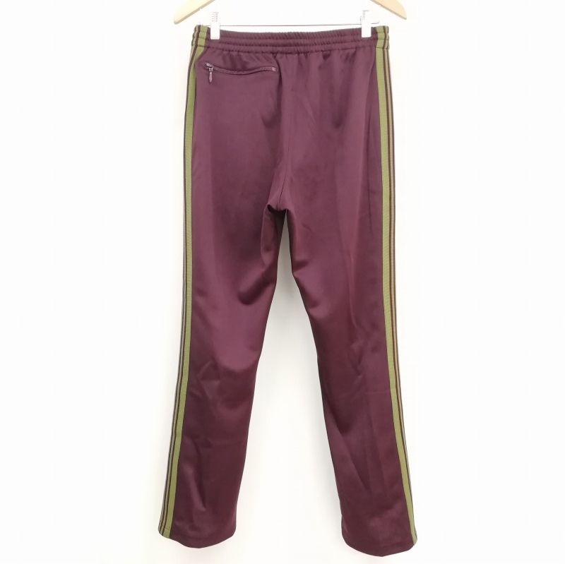 ニードルス ニードルズ Needles JO223 Narrow Track Pant 21AW ナロー トラック パンツ S バーガンディ グリーン  - メルカリ