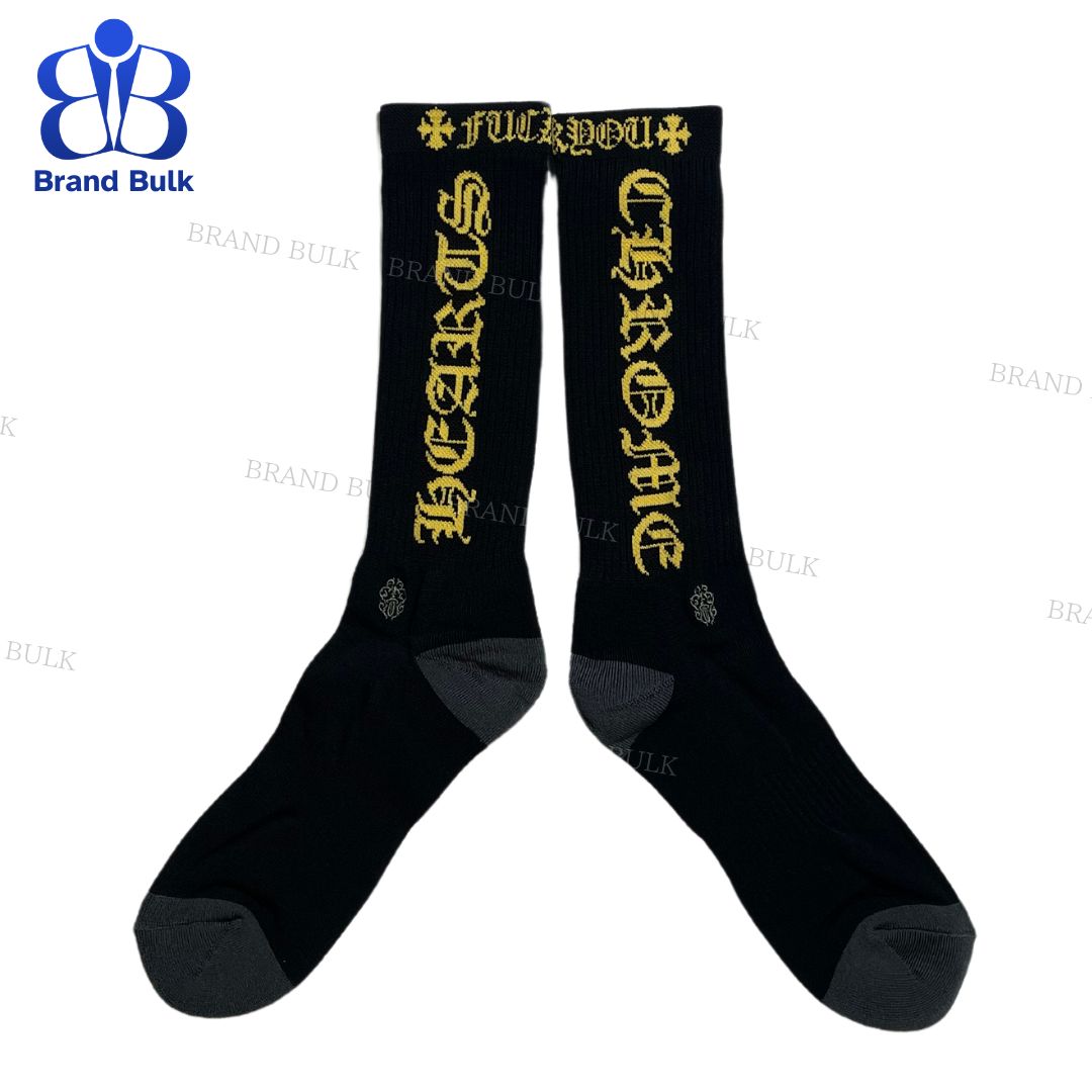【新品】Chrome Hearts  ダガー ソックス 黄色 Chrome Hearts クロムハーツ ダガー ソックス 黄色 新品】Chrome