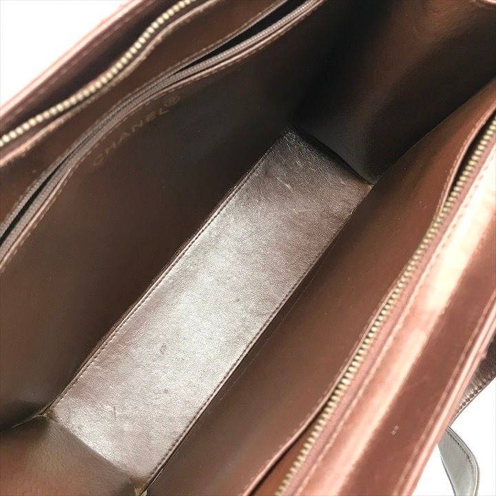 良品 CHANEL シャネル ラムスキン ココマーク デカ マトラッセ