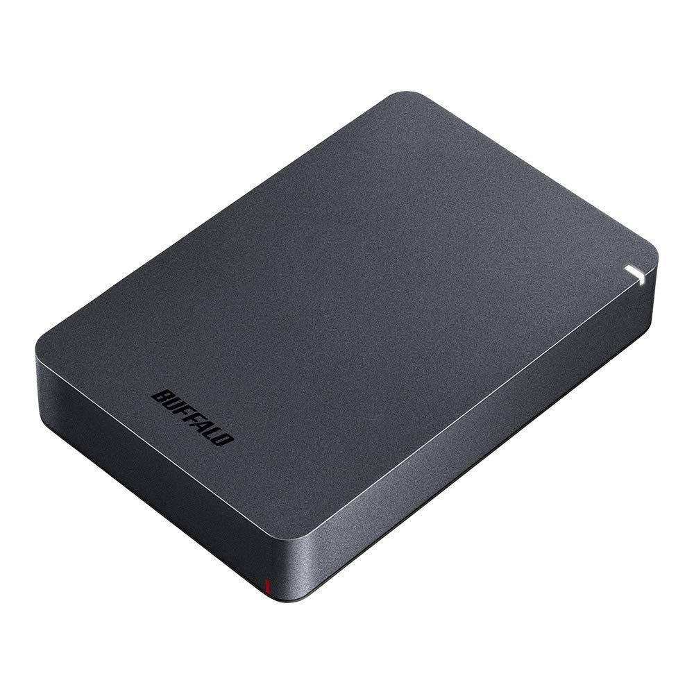 BUFFALO USB3.1(Gen.1)対応 耐衝撃ポータブルHDD 4TB ブラック HD-PGF4.0U3-GBKA [ブラック] [4.0TB]