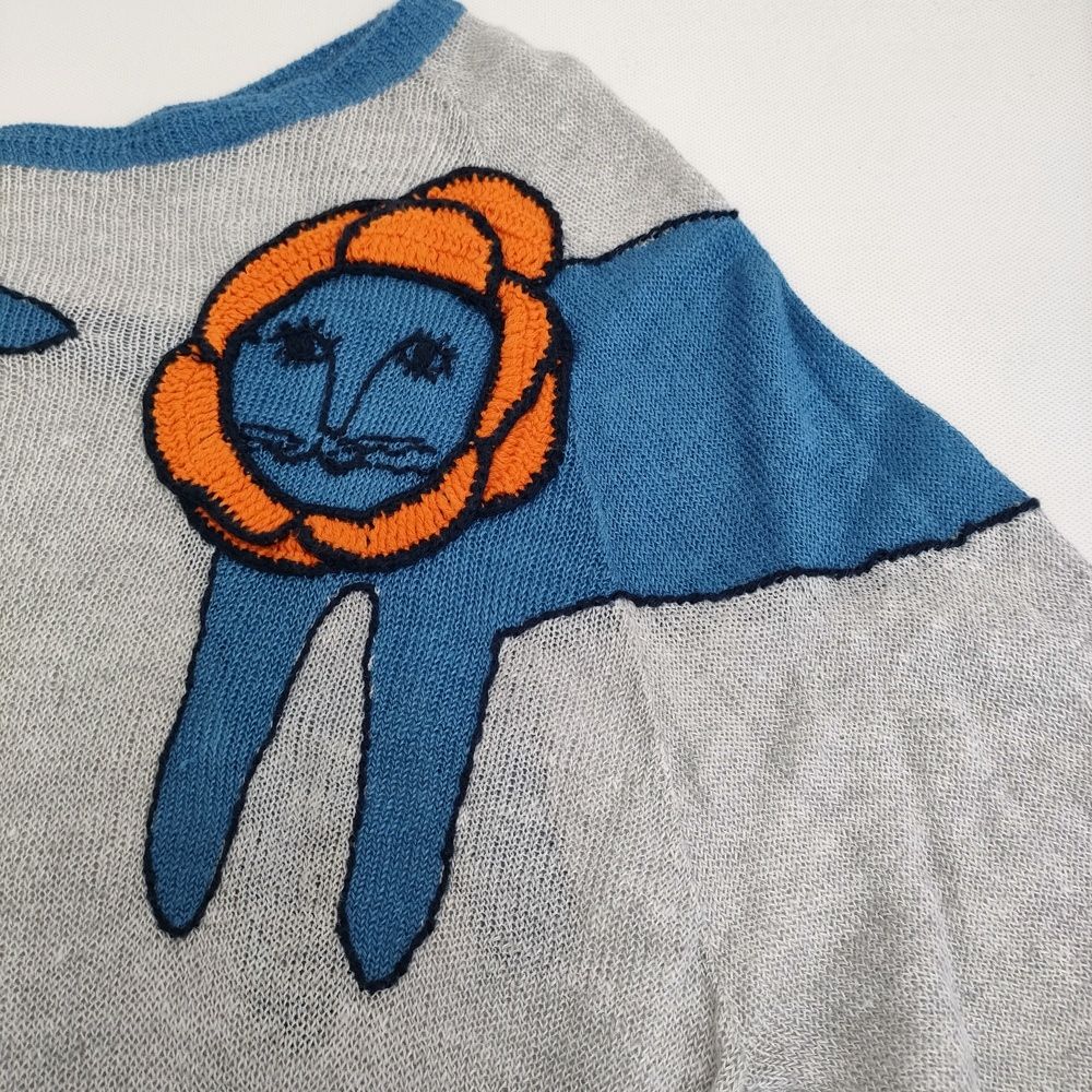 ミナペルホネン☆ワンピース38 look ブルー mina perhonen（ワンピース