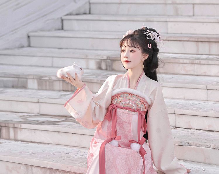 新品未使用 漢服 豪華刺繍デザイン 中国風 【スイートプリンセス】 冬