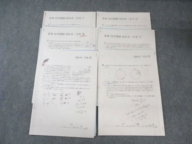 SAPIX 小6 サピックス 開成コース GS特訓 GKA01～06 算数 【計6回分