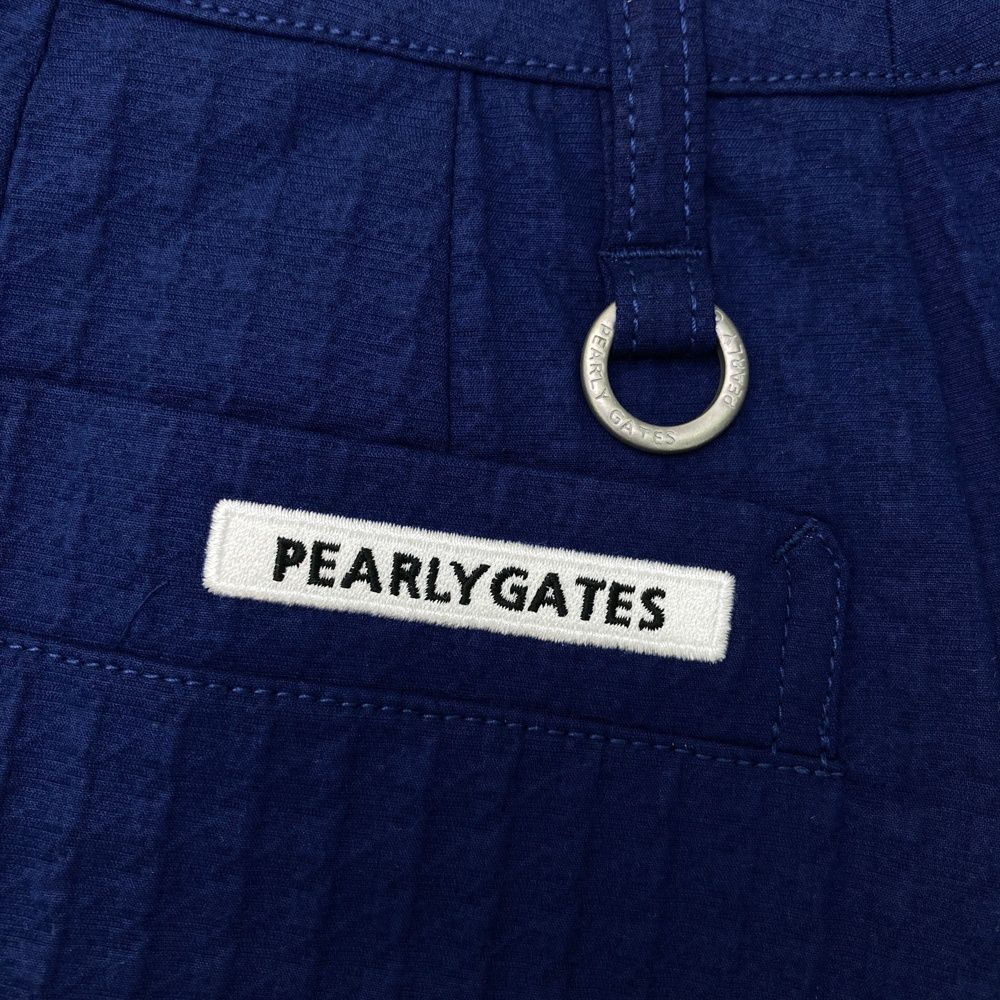 サイズ 0 PEARLY GATES パーリーゲイツ 055-2234010 ストレッチスカート ロゴ チェーンプリント ブルー系 240101475292 ゴルフウェア レディース ストスト LLC-HASEGAWATOSO_COM