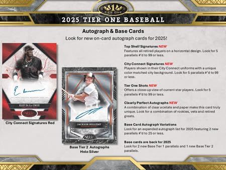 2025 TOPPS TIER ONE BASEBALL HOBBY BOX - トップス ティアーワン