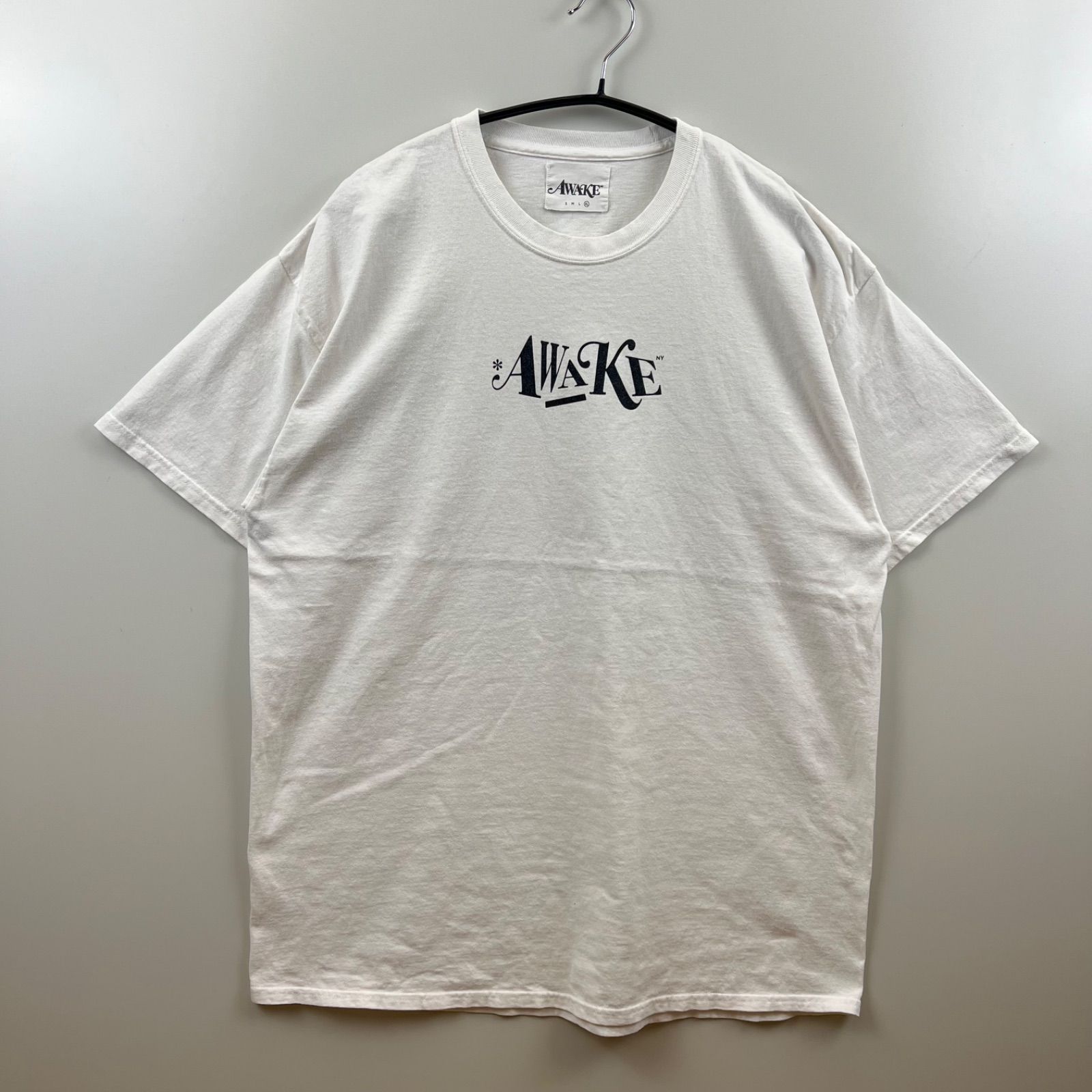 AWAKE NY ロゴ入りTシャツ ホワイト ブラック クリーム 綿 アウェイク 新品 ニューヨーク Awake NY Classic Logo Tee T