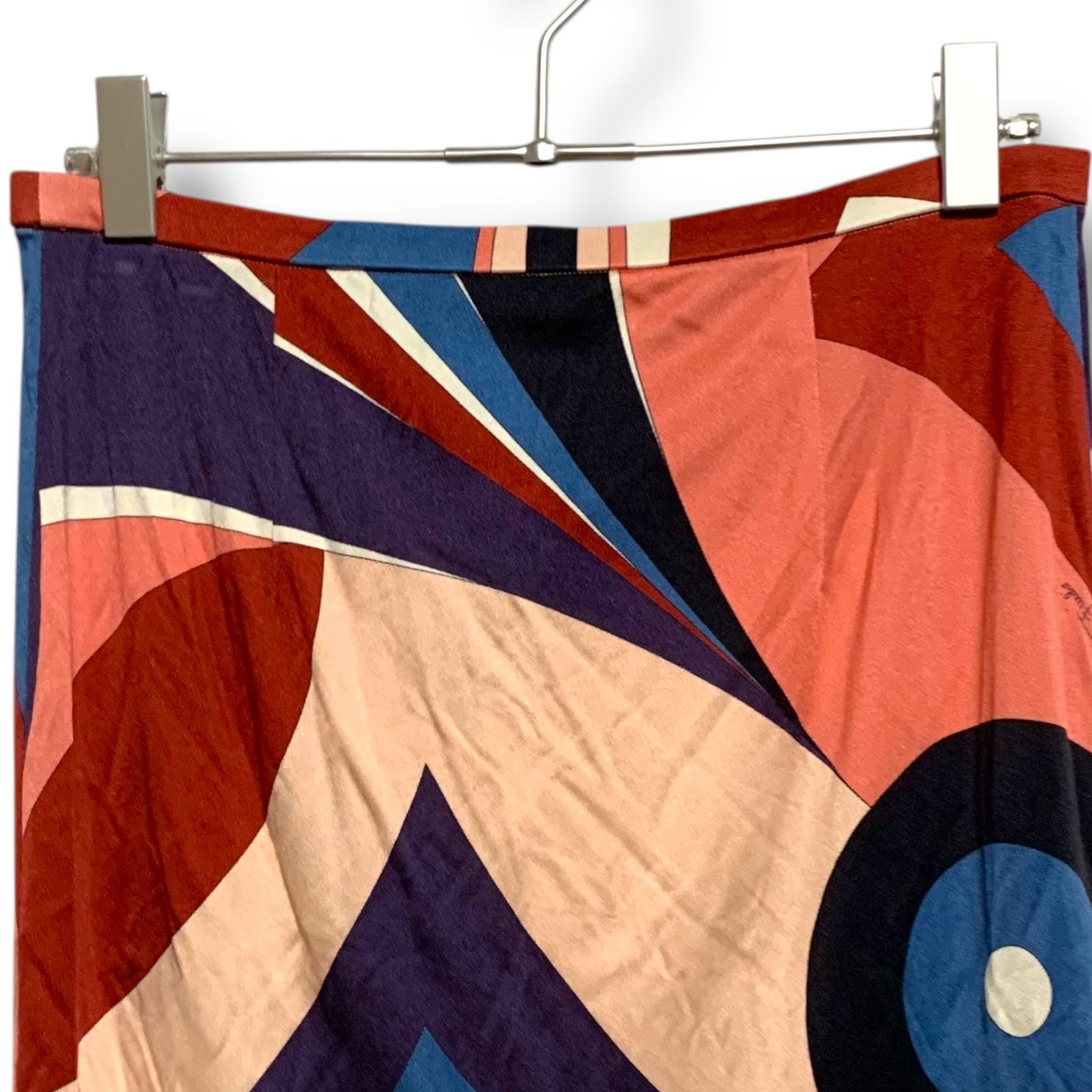 EMILIO PUCCI エミリオプッチ マルチカラー 幾何学柄 ロングスカート