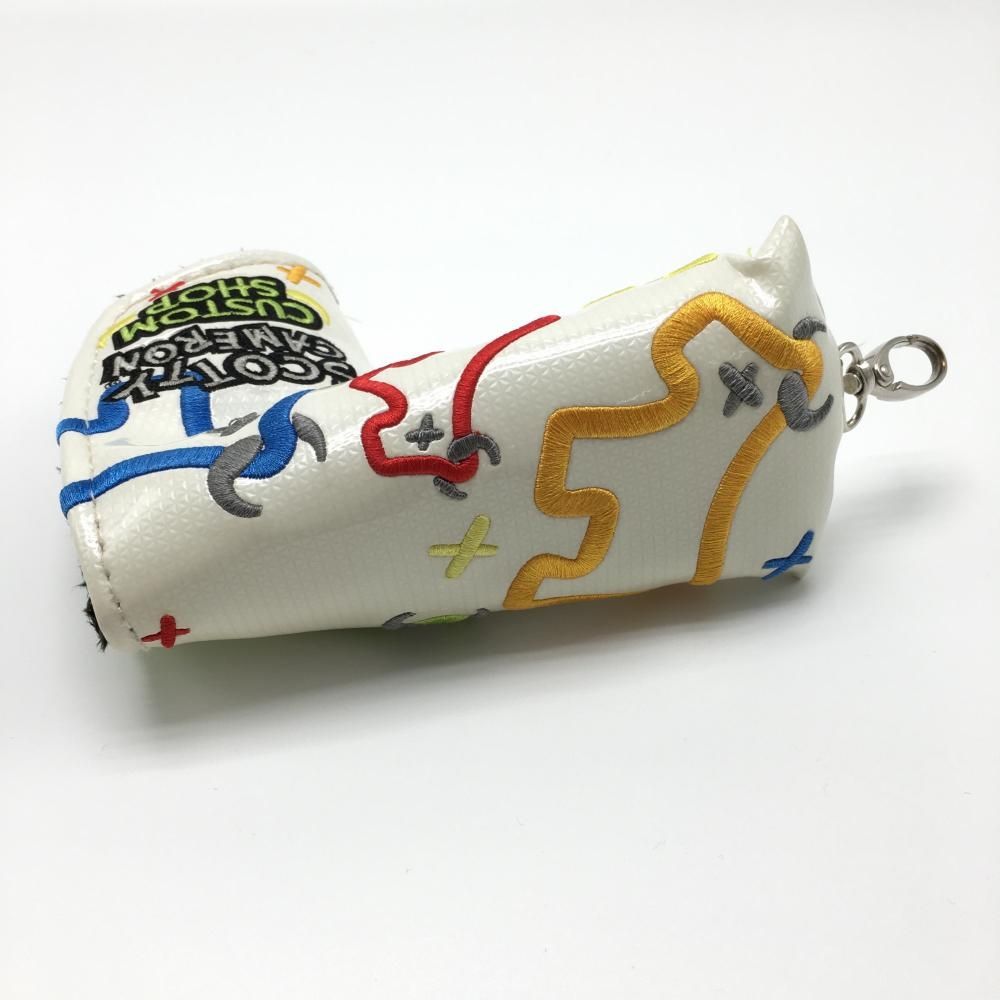 美品】スコッティキャメロン パターカバー 白×マルチ JUNK YARD DOG ツアー支給品 ピン型ゴルフ Scotty Cameron - メルカリ