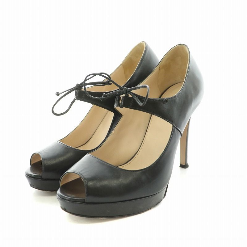 マックスマーラ MAX MARA パンプス レザー ピンヒール オープン