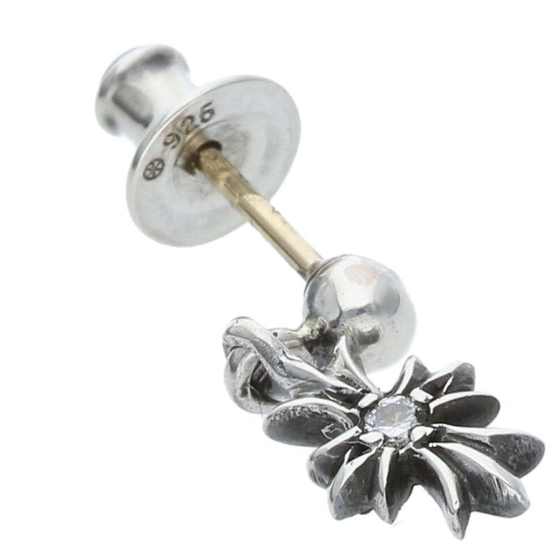 クロムハーツ 1ダイヤ シルバーピアス クロムハーツ 1ダイヤ シルバーピアス クロムハーツクロスボール