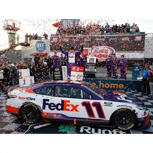 ミニカー　1/24 デニー・ハムリン フェデックス エクスプレス TOYOTA カムリ NASCAR 2022 TOYOTA オーナーズ400 ウィナー #11 「フードオープンシリーズ」 [W112223FEXDHK] 中古】ミニカー 1/24 デニー・ハムリン フェデックス