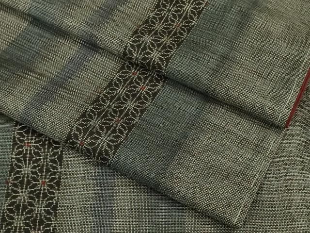 平和屋着物 上 本場大島紬 9マルキ 七宝間道 DZAA9365kh5