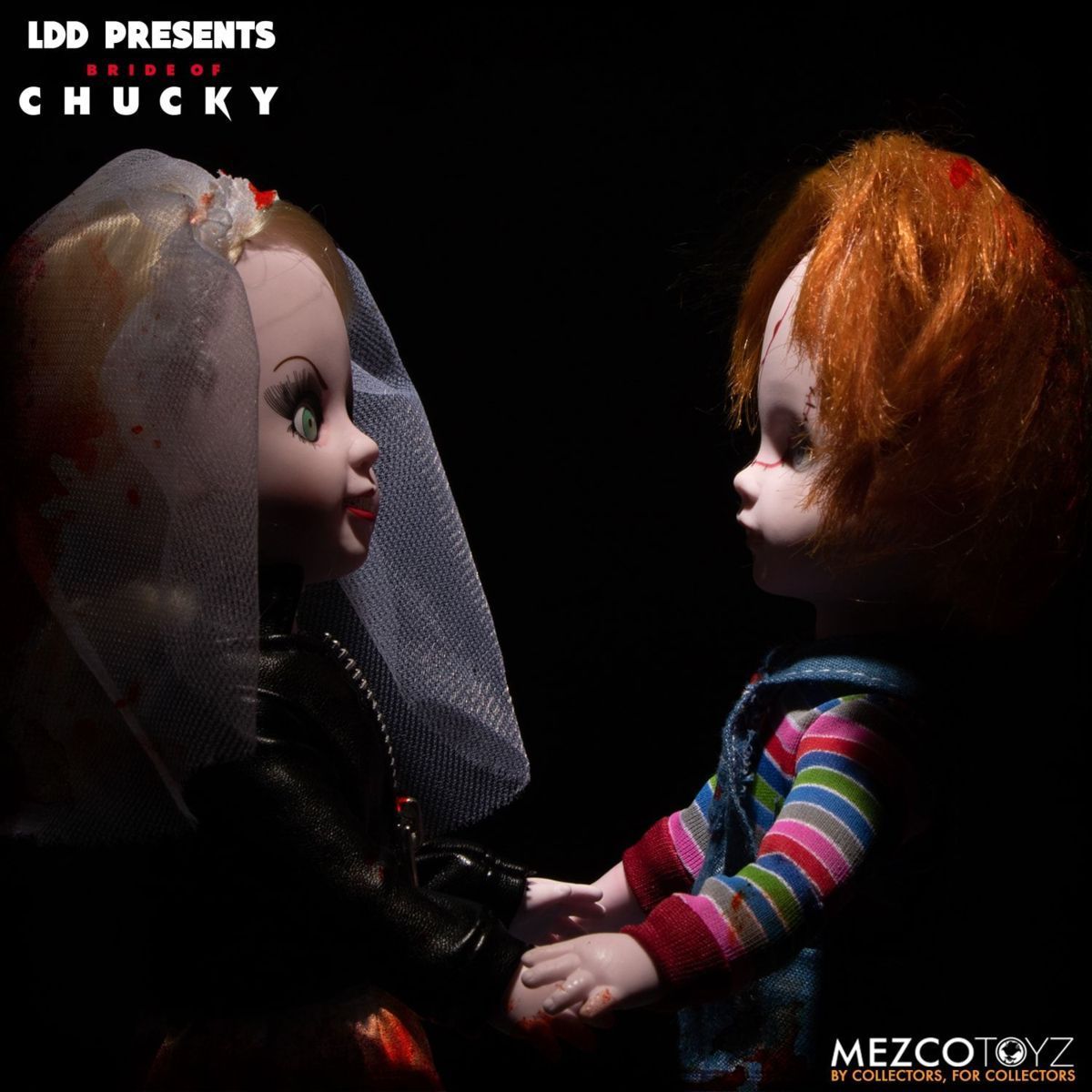 チャッキー ティファニー リヴィング・デッド・ドールズ フィギュア Living Dead Dolls CHUCKY & TIFFANY MEZCO  - メルカリ