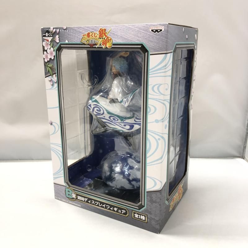 【中古】バンプレスト 坂田銀時 一番くじ 銀魂 金/銀 B賞 銀時ディスプレイフィギュア[15]