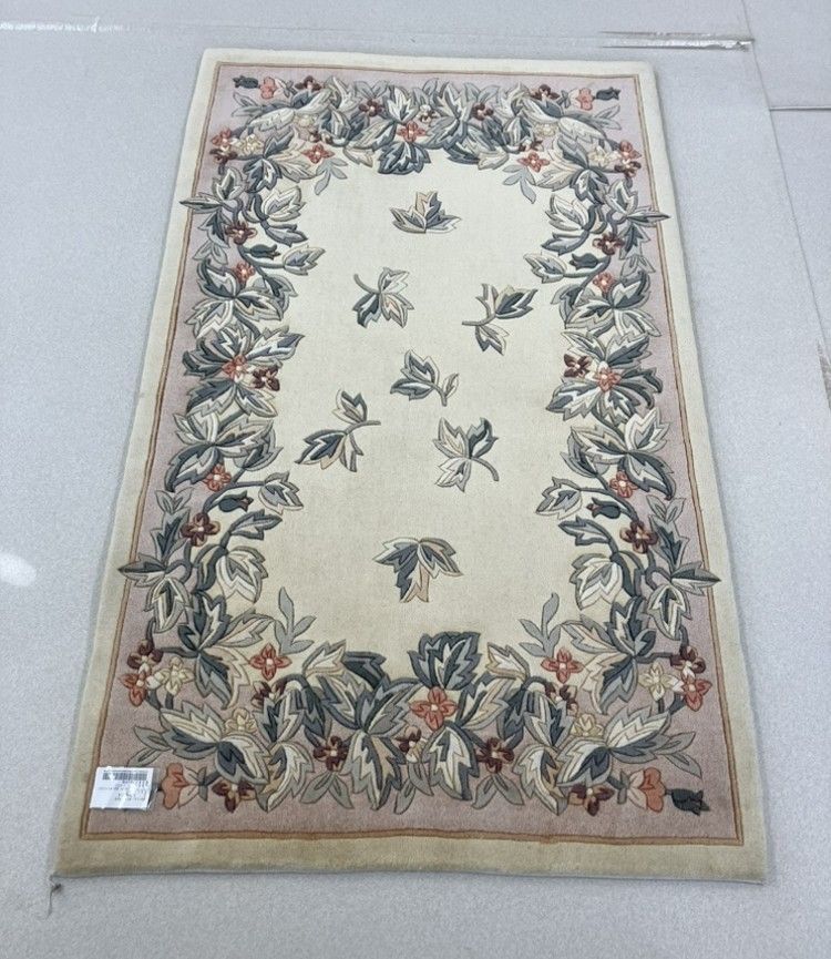 草木染緞通90段90x150