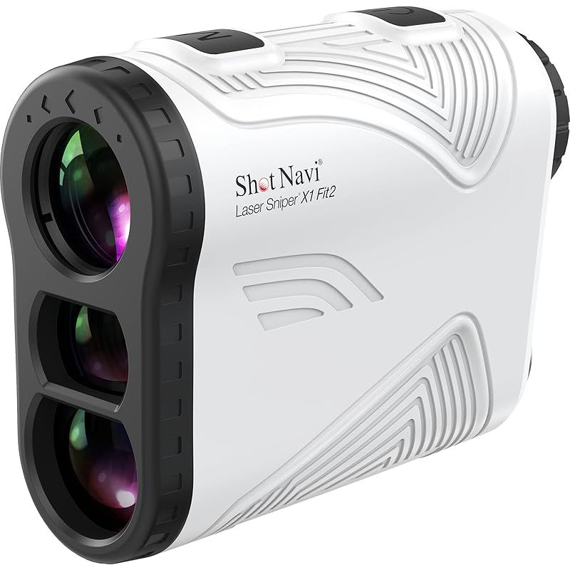 Shot Navi ショットナビ ゴルフ レーザー距離測定器 LaserSniper X1 Fit2 WH 軽量 超コンパクト 高低差 レーザー距離計測器 0