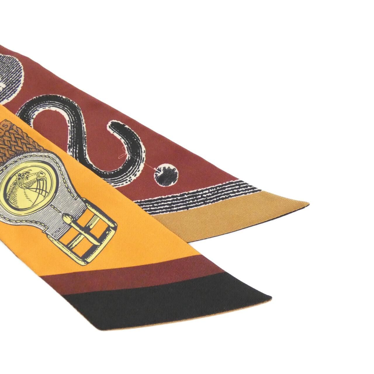 ♥品 エルメス INVENTAIRE POETIQUE DE BRIDES A BLOC ツイリー 064288S スカーフ