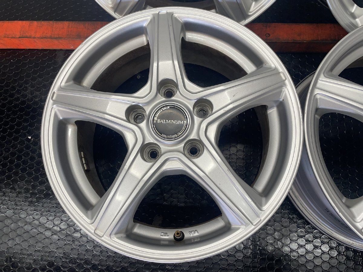 BS BRIDGESTONE BALMINUM バルミナ 15インチ 4本 6J5HPCD114.3 53 ヴォクシー ノア フリード ステップワゴン等 SHI016