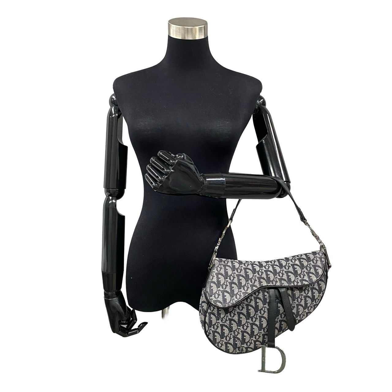 極 美品 Christian Dior ディオール サドルバッグ トロッター