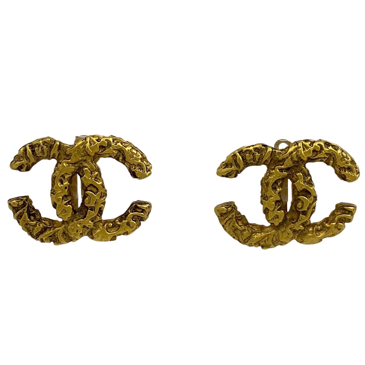 シャネル CHANEL ココマーク イヤリング CC イヤリング GP ゴールド レディース
