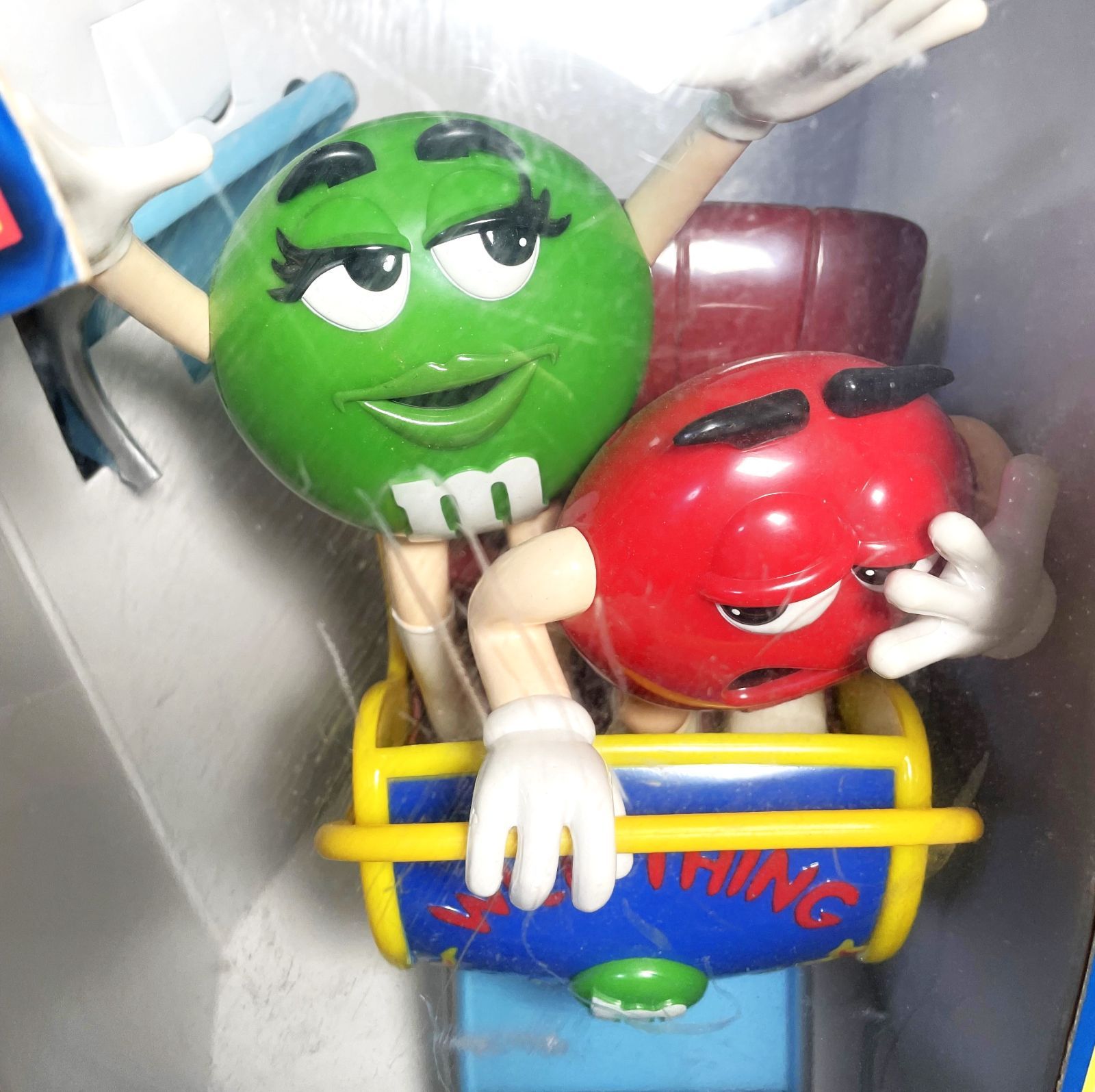 エムアンドエムズ　m＆ms　ディスペンサー　★ヴィンテージ　アンティーク　雑貨 M&M Roller Coaster Dispenser エムアンドエムズ ディスペンサー