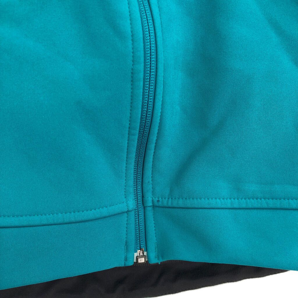 THE NORTH FACE ノースフェイス ソフトシェルジャケット アウトドア ライトブルー (レディース XS) 中古 古着 Q9477