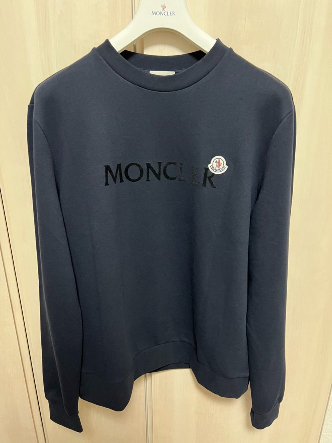 ☆未使用タグ付き・本物保証☆MONCLER レタリングロゴ スウェット S 