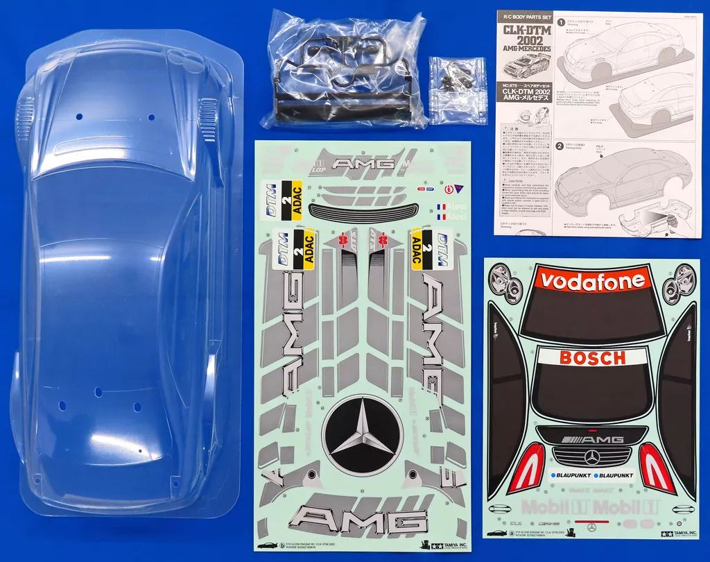 ラジコン 1/10 CLK-DTM 2002 AMG-メルセデス スペアボディセット 「RC