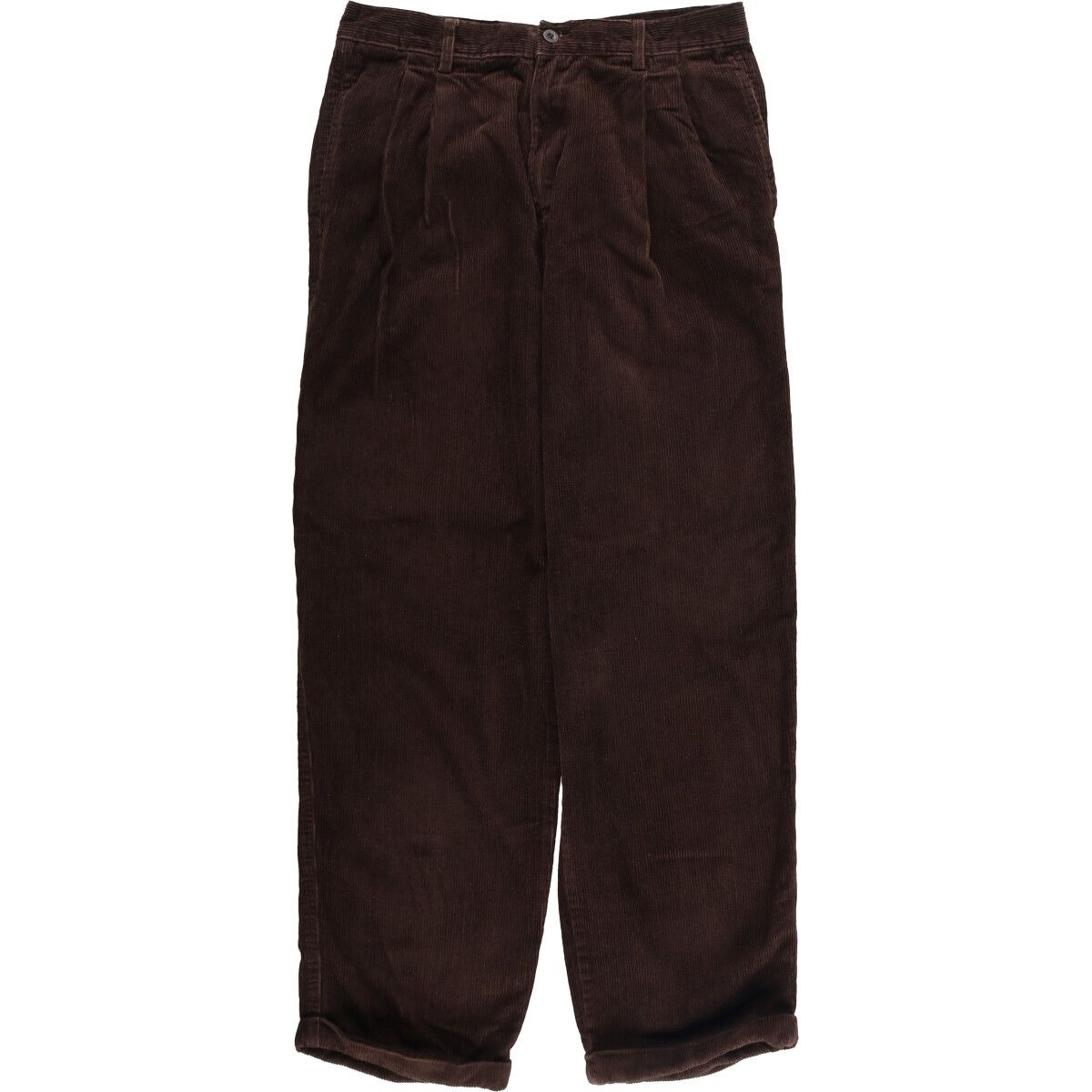 古着 ラルフローレン Ralph Lauren CHAPS チャップス ツータック コーデュロイパンツ メンズw32相当|eaa589558