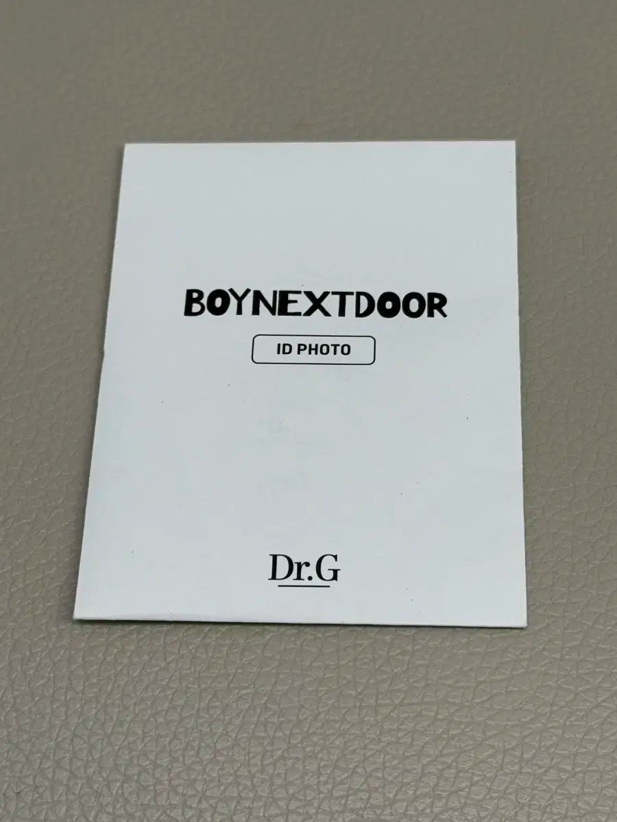 BOYNEXTDOOR ミニフォトカード 証明写真 数量限定】Dr.G｜BOYNEXTDOOR 証明写真カード＆フォト