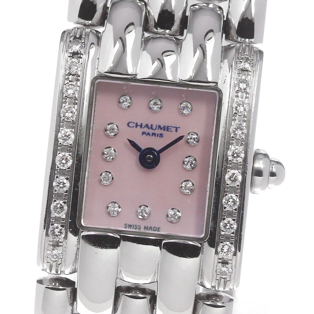 CHAUMET ショーメ　ケイシス　12P ダイヤ　レディース　腕時計　高級 099349-027 Chaumet（ショーメ） ケイシス 12Pダイヤ 中古