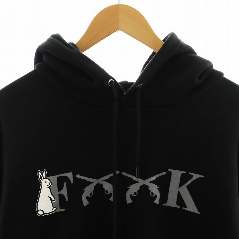 ✨希少✨FR2×roarguns 限定コラボパーカー　色情兎　フーディー　L 即完売限定コラボ 超希少】FR2 roarguns 色情兎 パーカー サイズL