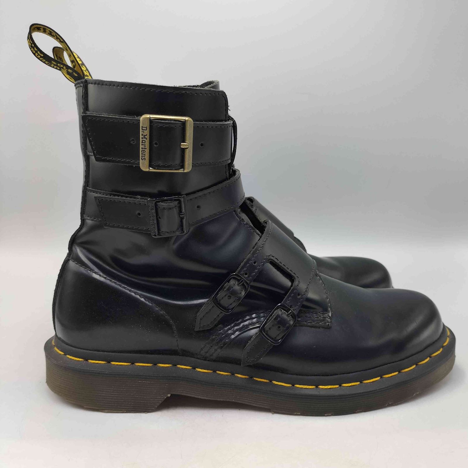 【廃盤品・希少】Dr. Martens BLAKE　3連ベルトブーツサイドジップ 廃盤品・希少】Dr. Martens BLAKE 3連ベルトブーツサイドジップ