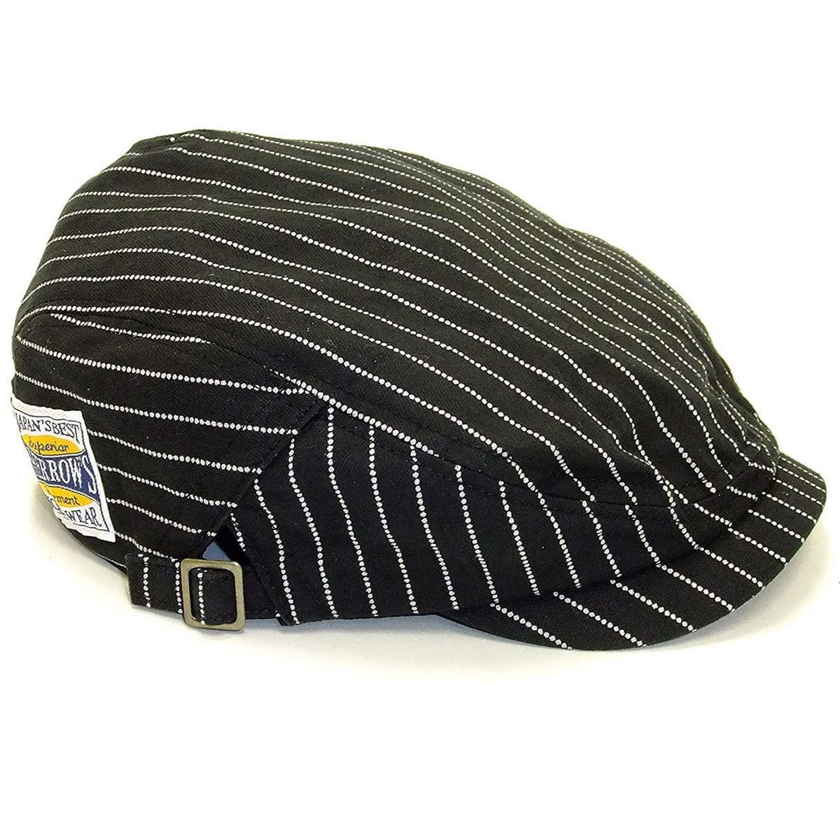フェローズ Pherrows ハンチングキャップ SHC 1 W Pherrow s メンズ ハンチングハット ブラックウォバッシュストライプ