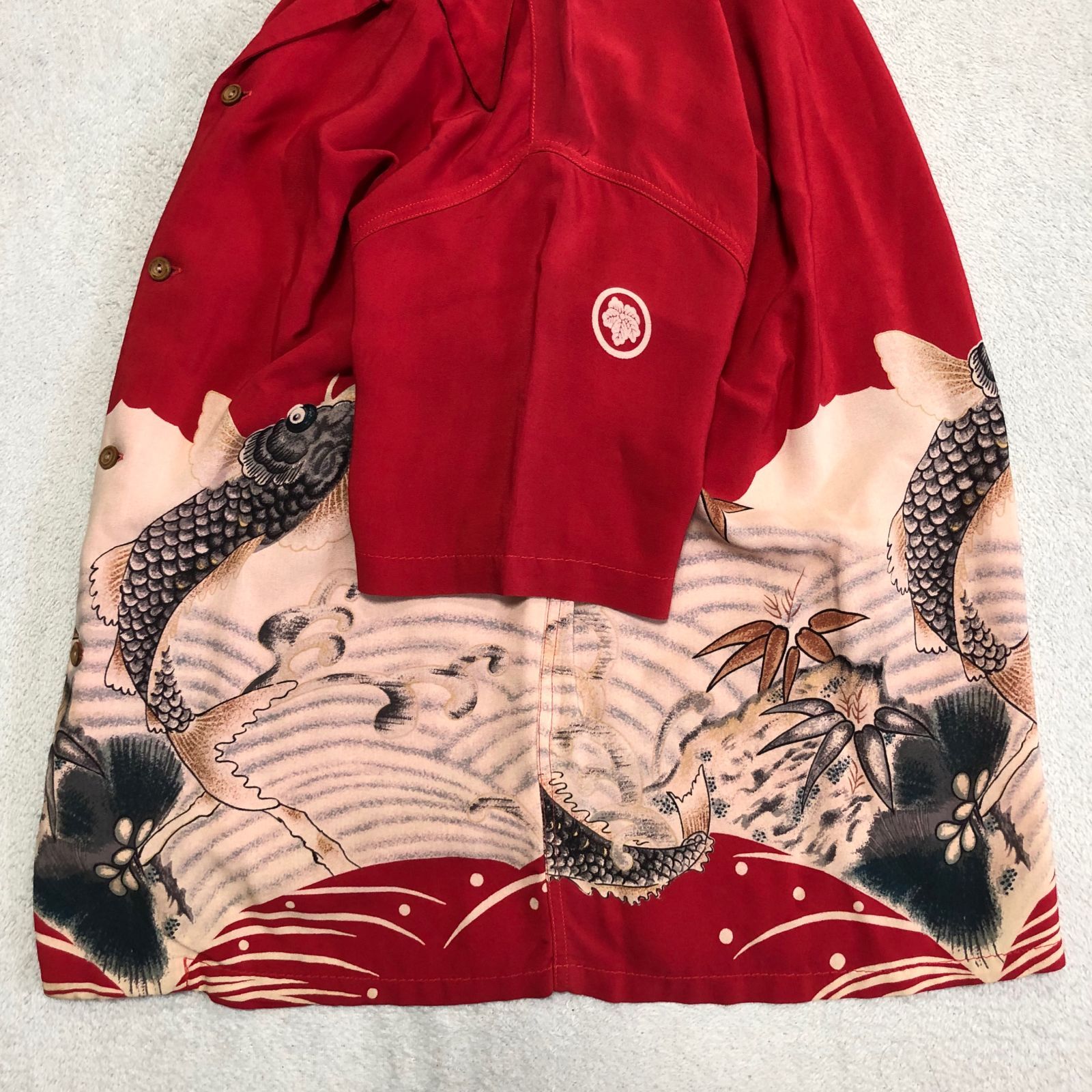 DENIME アロハシャツ ハワイアンシャツ オープンカラー 開襟