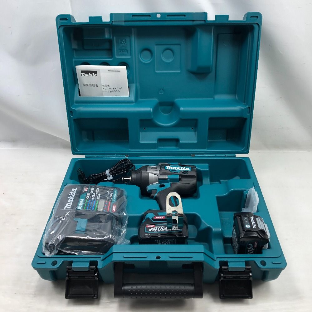 MAKITA マキタ 締め付け工具 インパクトレンチ ♥品 S 付属品完備 TW001GRDX ブルー
