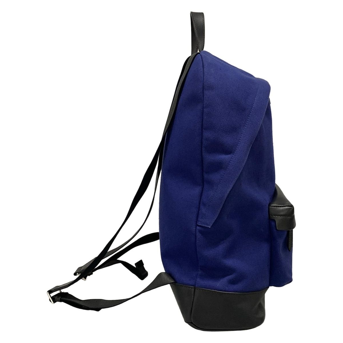 BALENCIAGA バレンシアガ リュックサック ネイビーバックパック 392007 ブルー×黒 レザー