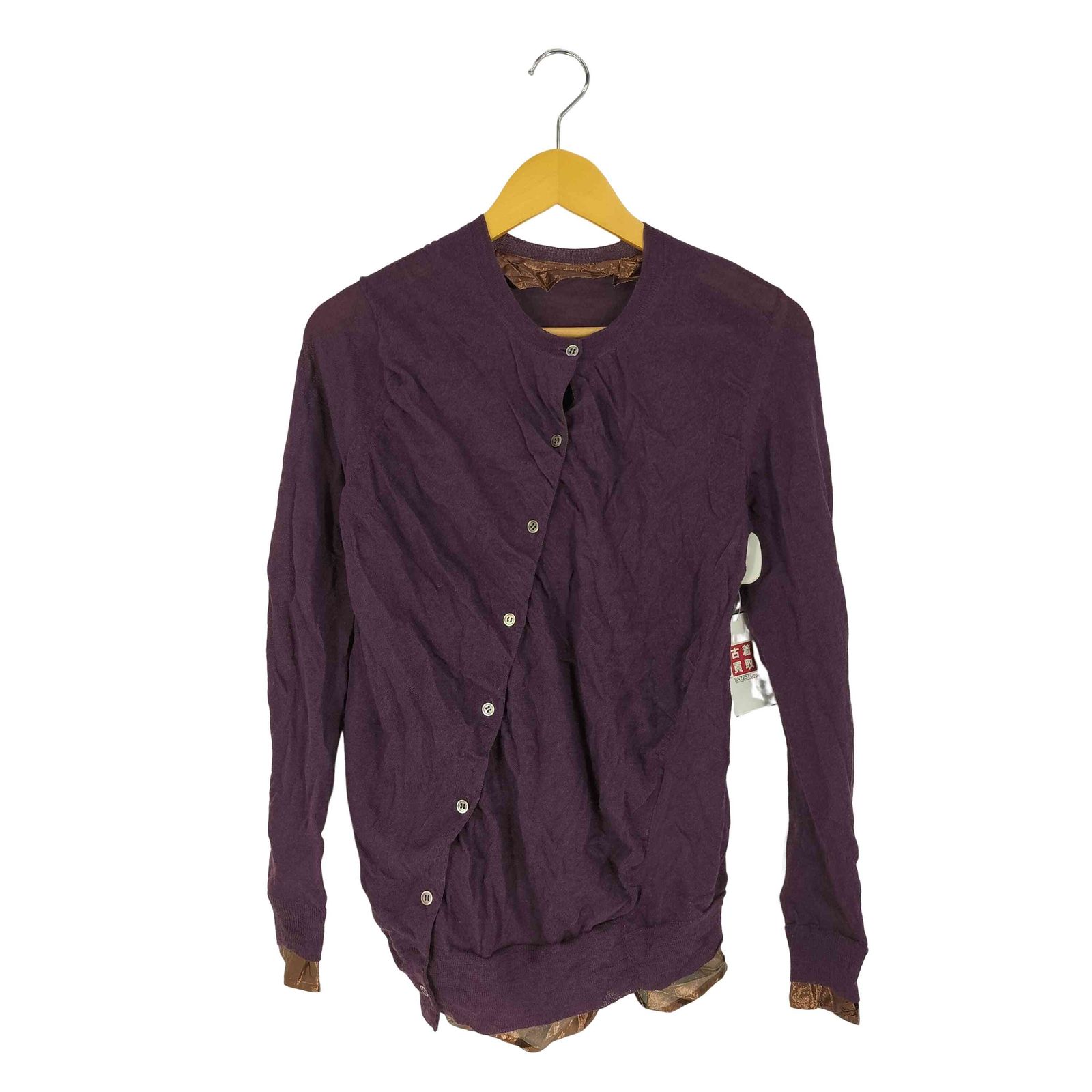 サカイ Sacai 異素材ドッキングカーディガン レディース JPN：2