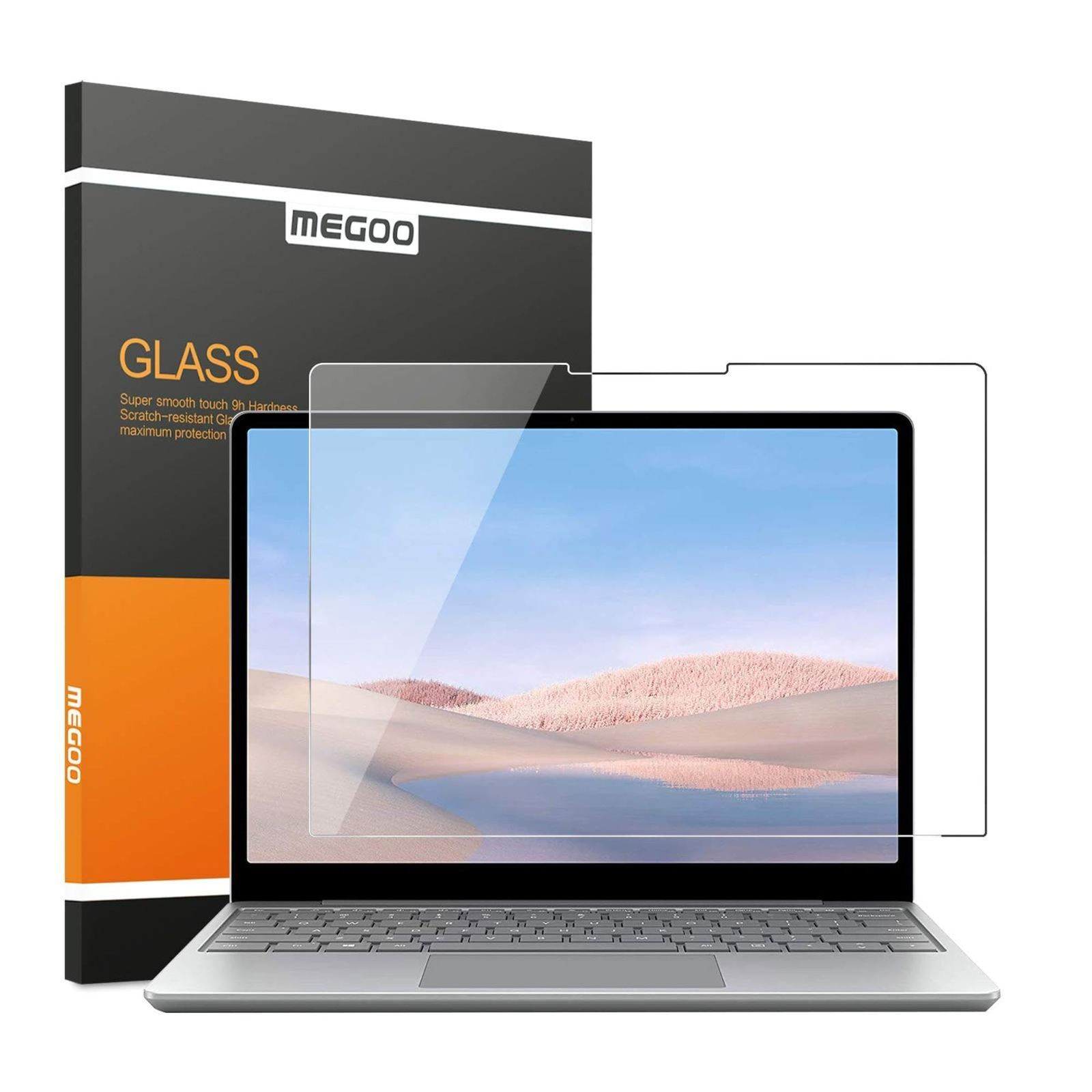 【最安値，定番人気】 新品 MEGOO Surface Laptop go3(2023)/Laptop go2(2022)画面保護フィルム Surface Laptop go（12.4インチ）も適用強化ガラスフィルム 気泡なく簡単に貼り付けるフィルム その他ノートPCアクセサリー