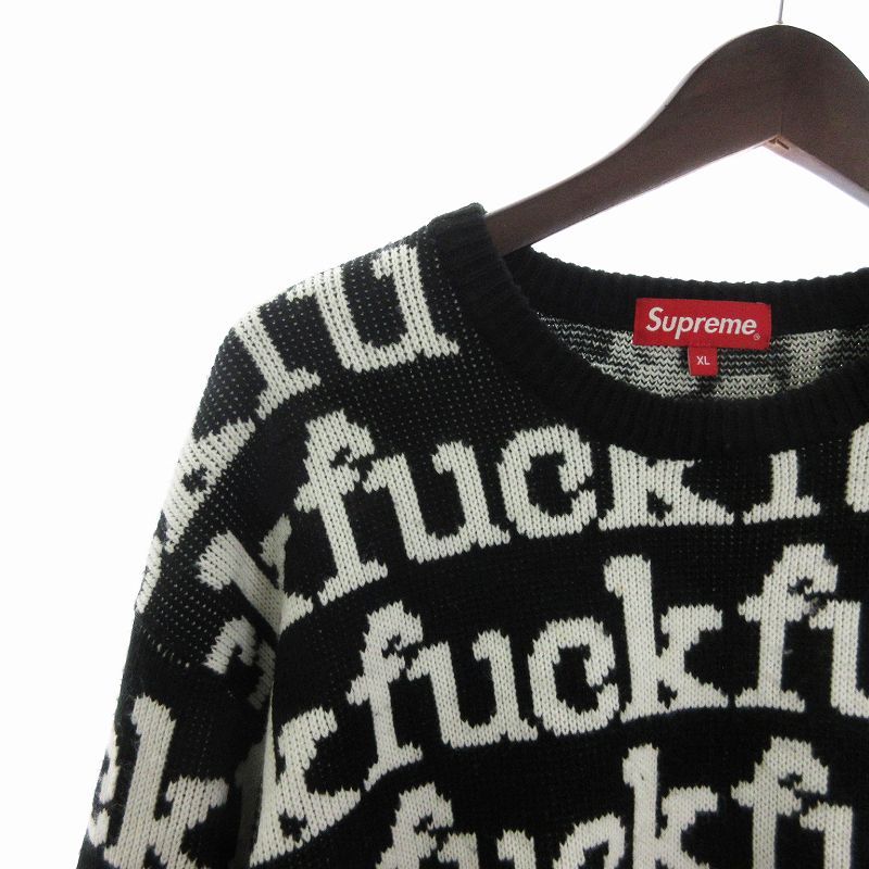 シュプリーム SUPREME 22SS Fuck Sweater ニット セーター 長袖 クルー