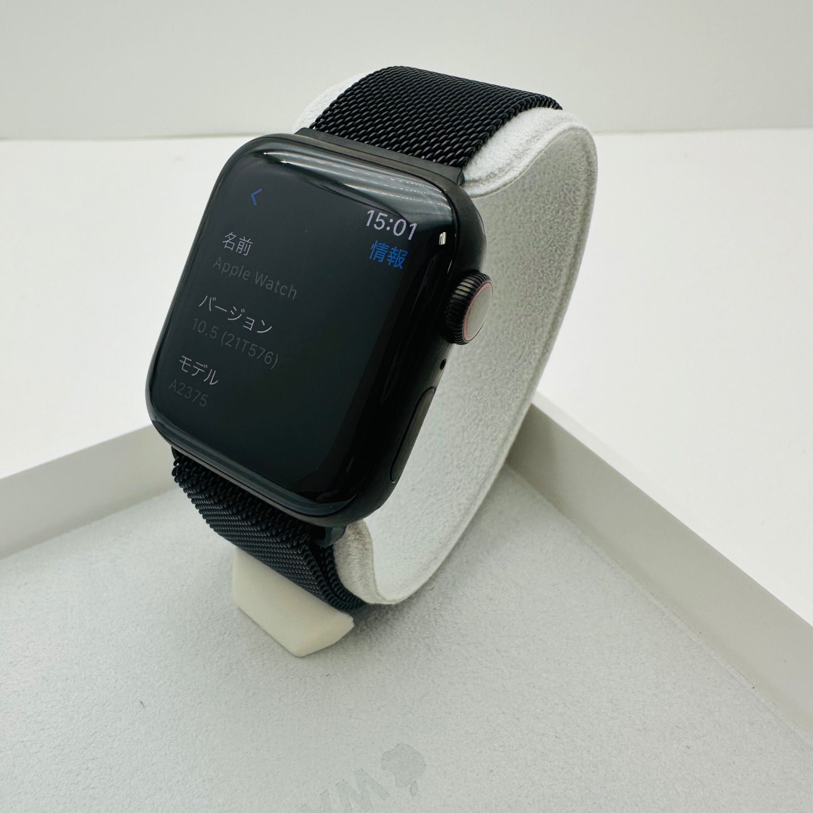 Apple Watch 6 セルラー 40mm チタニウム バッテリー100% ED-01 Apple Watch 6 セルラー 40mm チタニウム バッテリー100% ED-01