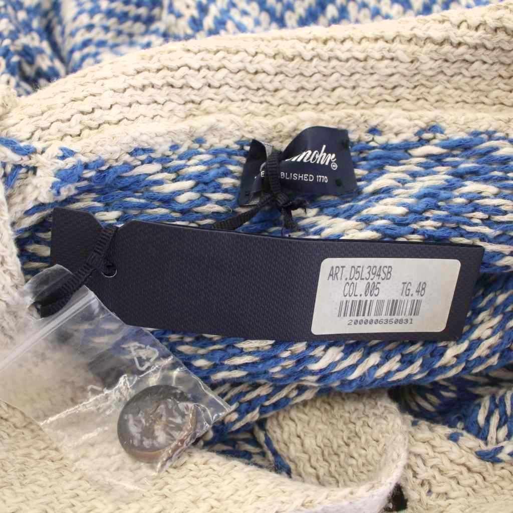 DRUMOHR ドルモア リネンニットショールカラーカーディガン Drumohr - 美品 Drumohr ドルモア リネンブレンド ショール