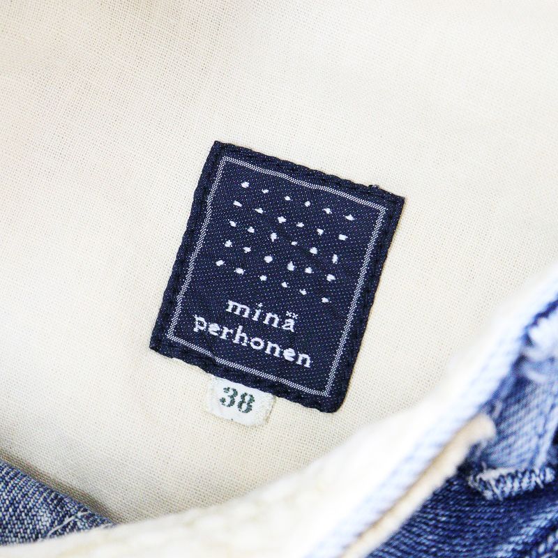 ミナペルホネン　テーパード　デニムパンツ always テーパードデニム - minä perhonen